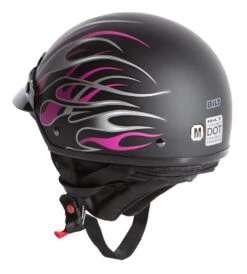 BILT Phoenix Women's Helmet -Motorcycle Accessories Shop bilt phoenix womens helmet matte black pink 3