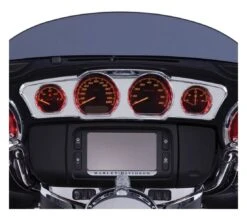Ciro Dash Accent For Harley Touring 2014-2023 -Motorcycle Accessories Shop ciro dash accent for harley touring20142021 chrome
