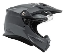 Fly Racing Trekker Helmet -Motorcycle Accessories Shop fly racing dirt trekker helmet grey 1