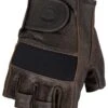 Highway 21 Half Jab Gloves -Motorcycle Accessories Shop highway21 half jab gloves brown