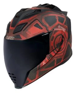 Icon Airflite Blockchain Helmet Red/Black / MD [Open Box]