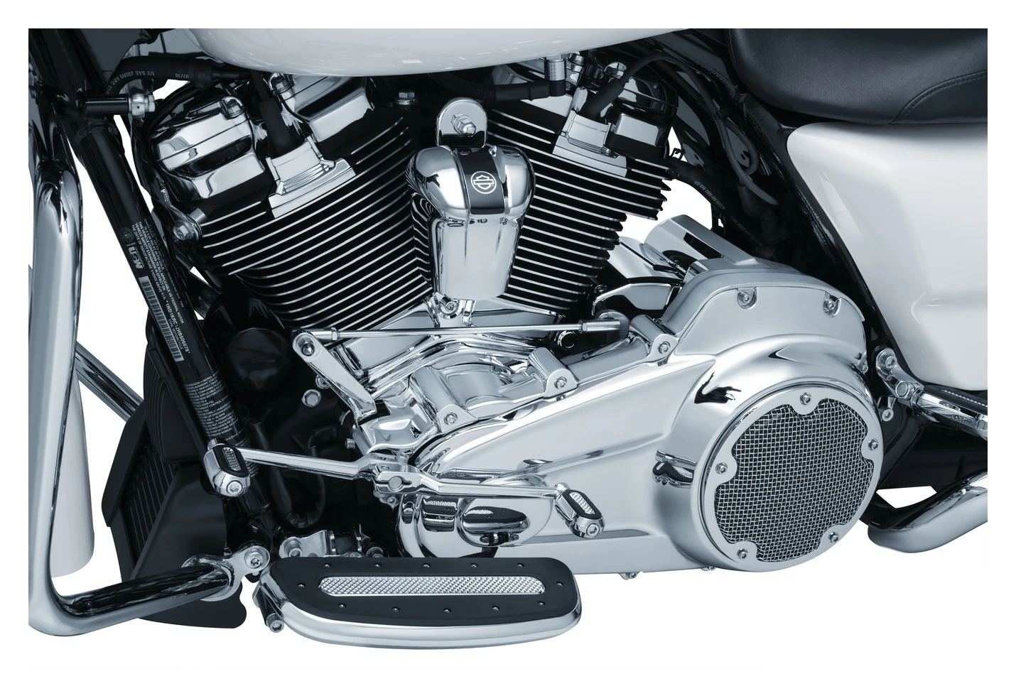 Kuryakyn Precision Cylinder Base Cover For Harley Touring 2017-2023 - Image 2