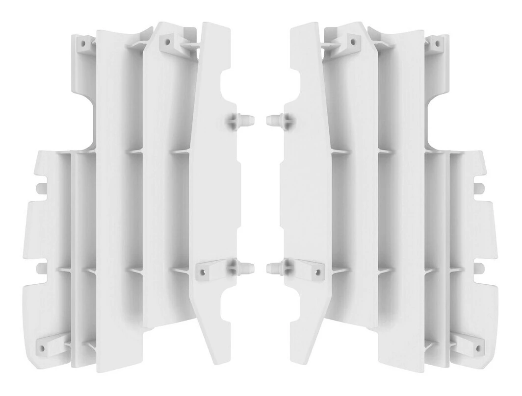 Polisport Radiator Louvers Honda CR125R / CR250R 2005-2007 White [Previously Installed]