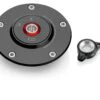 Rizoma Gas Tank Cap Ducati / MV Agusta Black [Open Box] -Motorcycle Accessories Shop rizoma gas tank cap ducati mv agusta black open box black