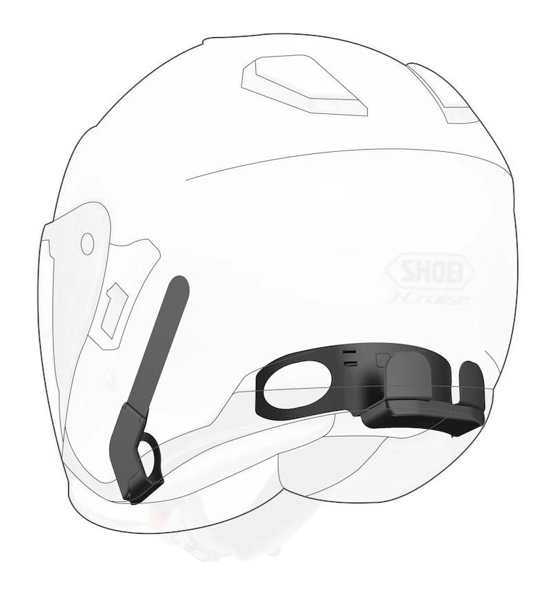 Sena 10U Bluetooth Headset For Shoei J-Cruise - Image 2