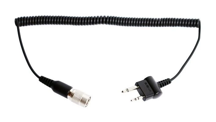 Sena SR10 2-Way Radio Cable Straight Twin-Pin Connector For Midland / Icom