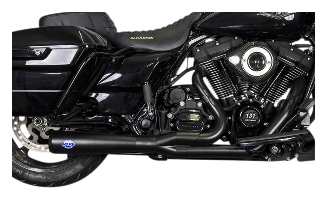 S&S Cycle Diamondback 2-1 50 State Exhaust System For Harley Touring 2017-2023 - Image 2